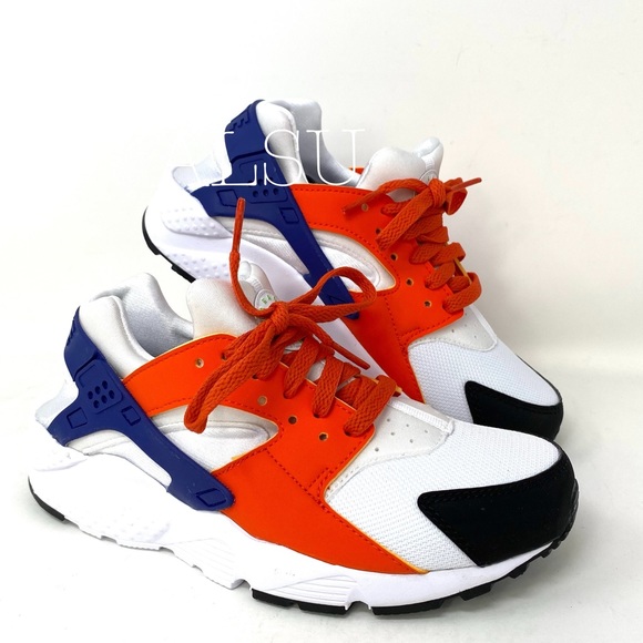 Nike | Shoes Huarache Run Gs White Royal Kw Authenti | Poshmark